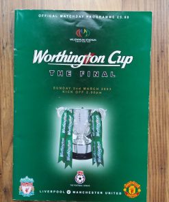 2003 League Cup Final Programme - Liverpool vs Man Utd #2