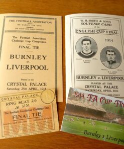 1914 FA Cup Final - Burnley vs Liverpool Reproduction (2 versions)